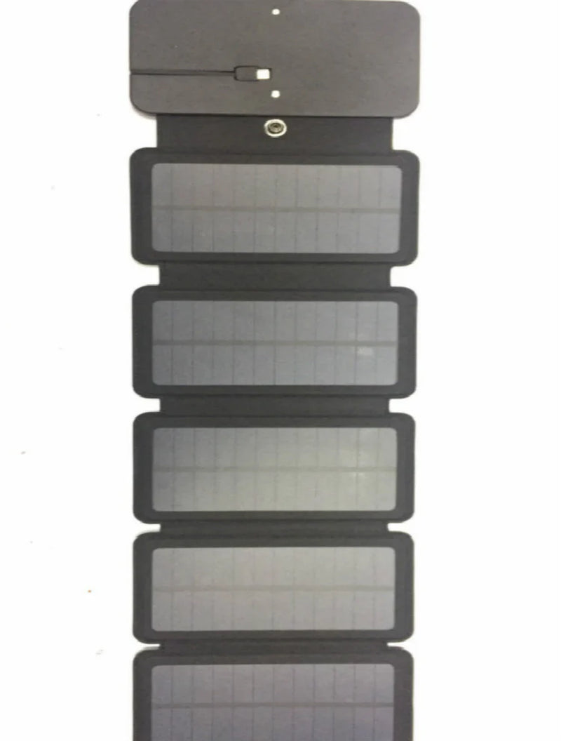Portable Solar Charger for Phones Outdoor Waterproof Direct Power Bank Bag