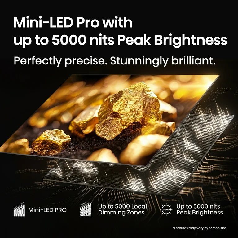 100" Class U8 Series Mini-Led ULED 4K UHD Google Smart TV (100U8QG, 2025 Model) - QLED, Native 165Hz, Game Mode Ultra 288 Vrr,Dolby Vision IQ, Dobly Atmos, up to 5000 Nits, IMAX Enhanced