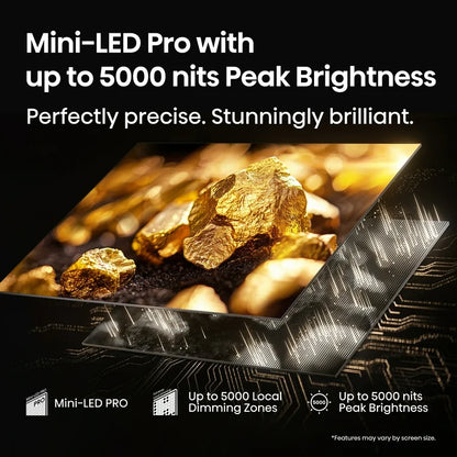 100" Class U8 Series Mini-Led ULED 4K UHD Google Smart TV (100U8QG, 2025 Model) - QLED, Native 165Hz, Game Mode Ultra 288 Vrr,Dolby Vision IQ, Dobly Atmos, up to 5000 Nits, IMAX Enhanced