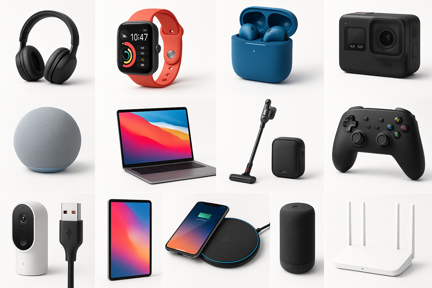 A collage of different products for sale