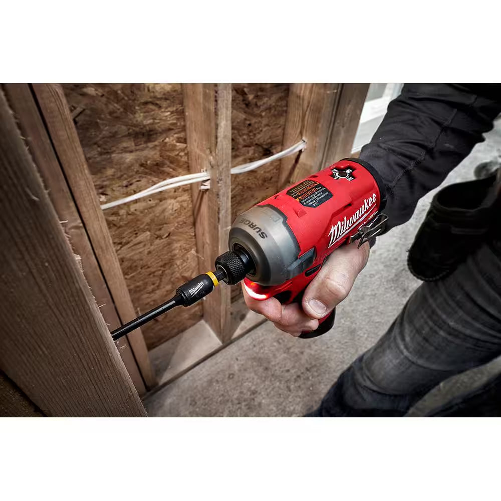 M12 FUEL SURGE 12V Lithium-Ion Brushless Cordless 1/4 In. Hex Impact Driver Compact Kit with M12 Multi-Tool